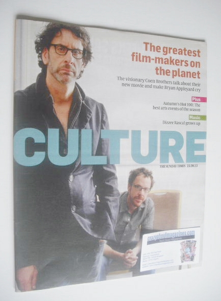 <!--2013-09-15-->Culture magazine - Joel Coen and Ethan Coen cover (15 Sept