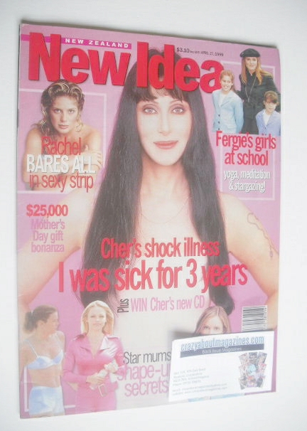 New Idea magazine - Cher cover (17 April 1999)