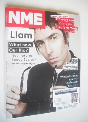 NME magazine - Liam Gallagher cover (1 November 2014)