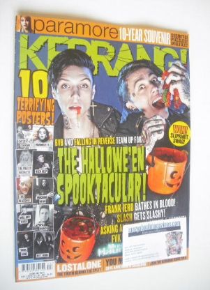 Kerrang magazine - Ronnie Radke and Andy Biersack cover (1 November 2014 - Issue 1541)