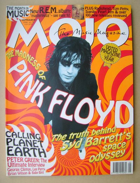 <!--1996-09-->MOJO magazine - Syd Barrett cover (September 1996 - Issue 34)