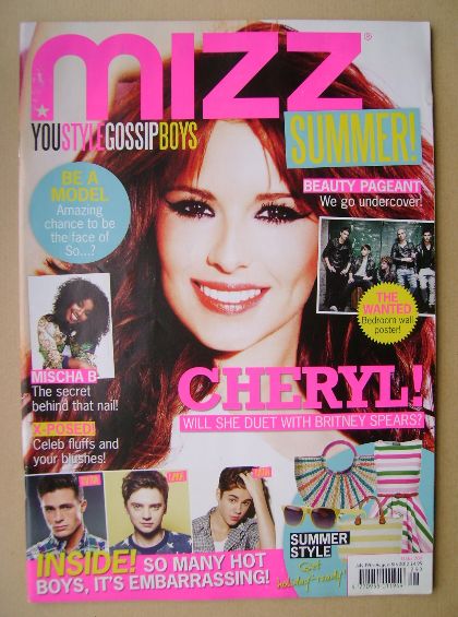 MIZZ magazine - Cheryl Cole cover (19 July - 8 August 2012)