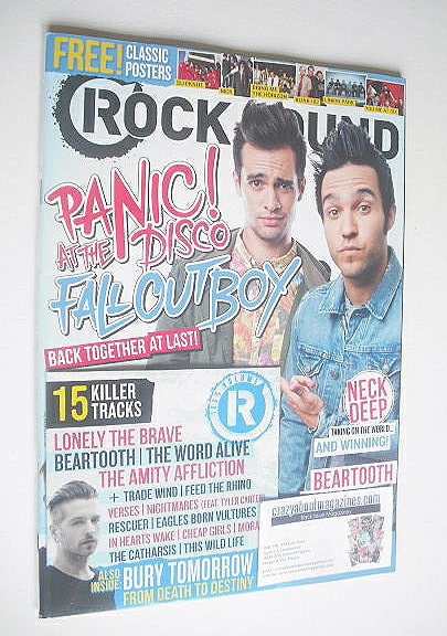 Rock Sound magazine - Panic! At The Disco and Fall Out Boy (July 2014)