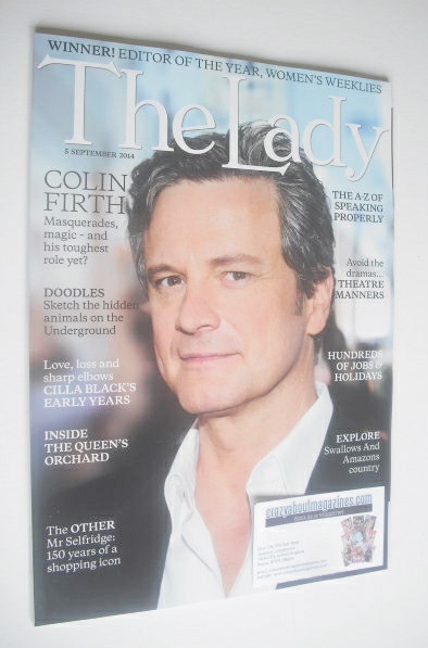 <!--2014-09-05-->The Lady magazine (5 September 2014 - Colin Firth cover)