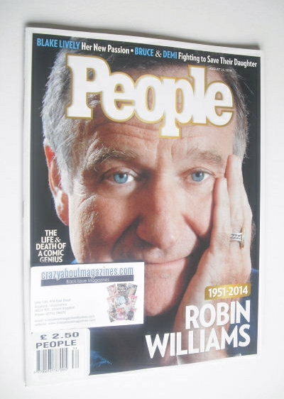 <!--2014-08-25-->People magazine - Robin Williams cover (25 August 2014)