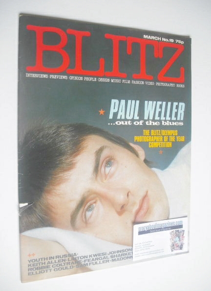 Blitz magazine - March 1984 - Paul Weller cover (No. 19)