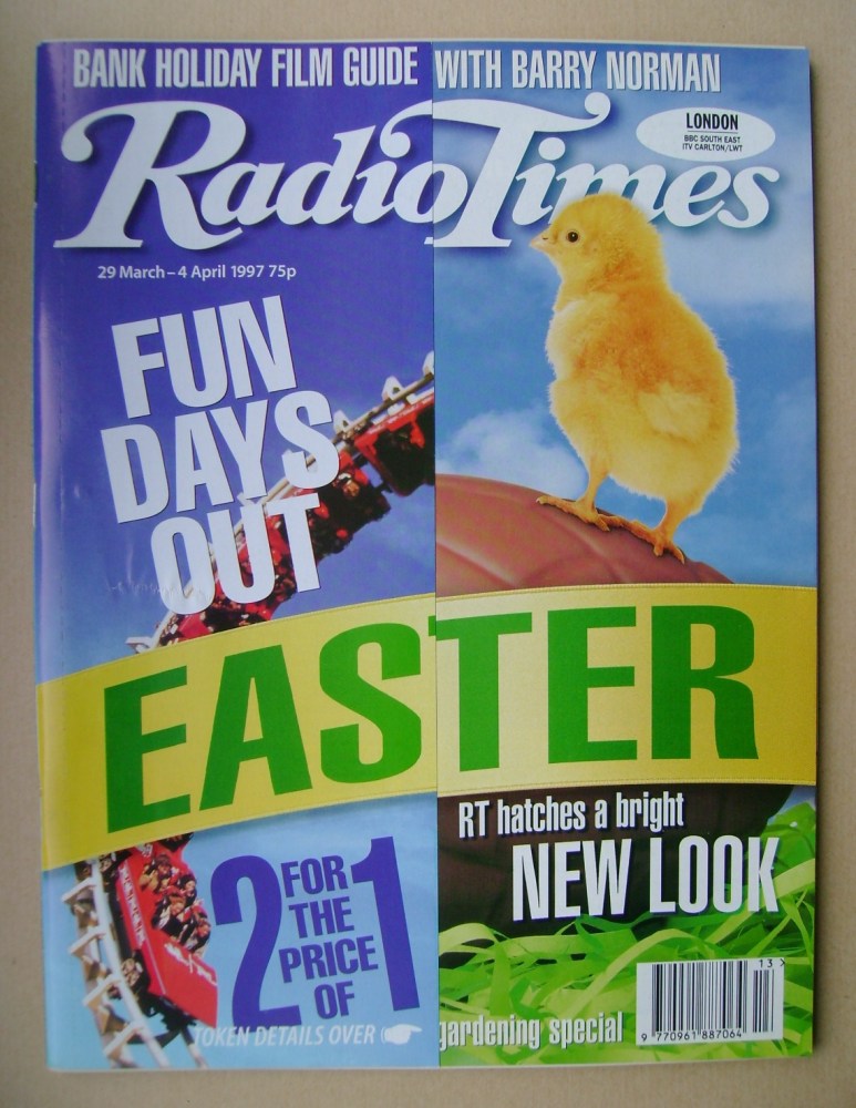 <!--1997-03-29-->Radio Times magazine - Easter cover (29 March - 4 April 19
