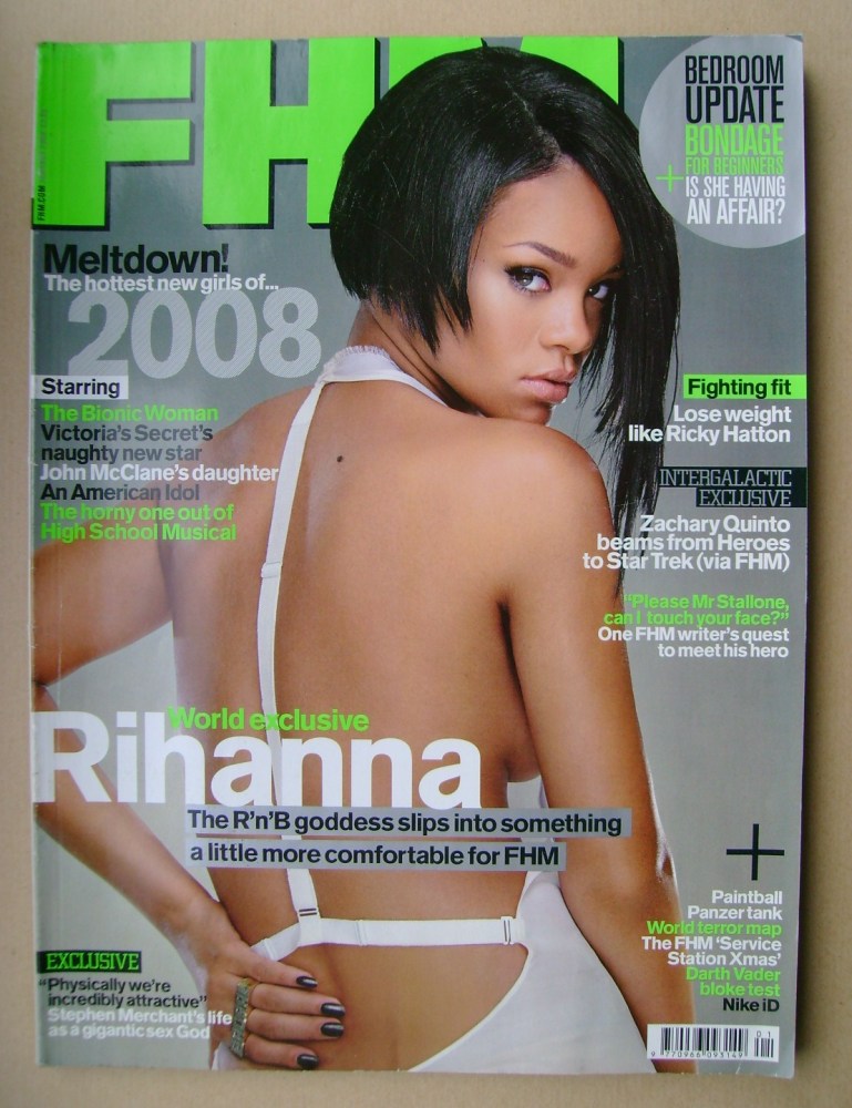 FHM magazine - Rihanna cover (January 2008)
