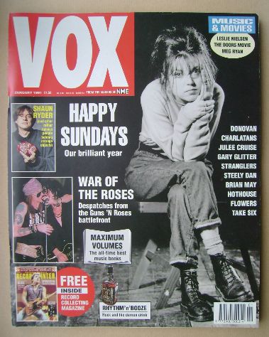 <!--1991-01-->VOX magazine - Harriet Wheeler cover (January 1991 - Issue 4)