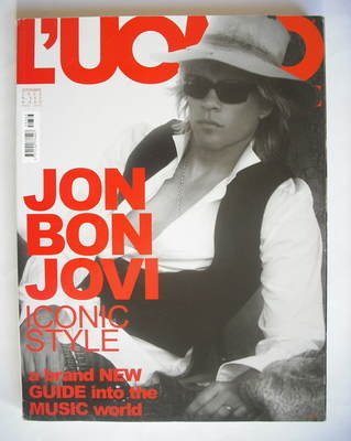 L'Uomo Vogue magazine - September 2005 - Jon Bon Jovi cover