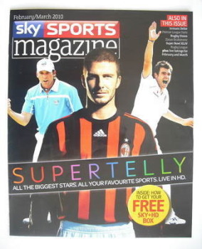 Sky Sports magazine - February/March 2010 - Supertelly cover