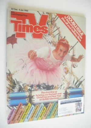 TV Times magazine - Russ Abbot cover (22 December 1984 - 4 January 1985)