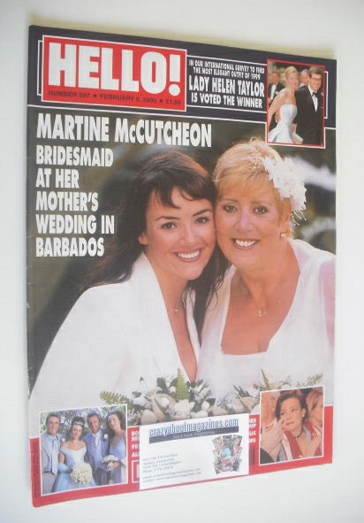 Hello! magazine - Martine McCutcheon cover (8 February 2000 - Issue 597)