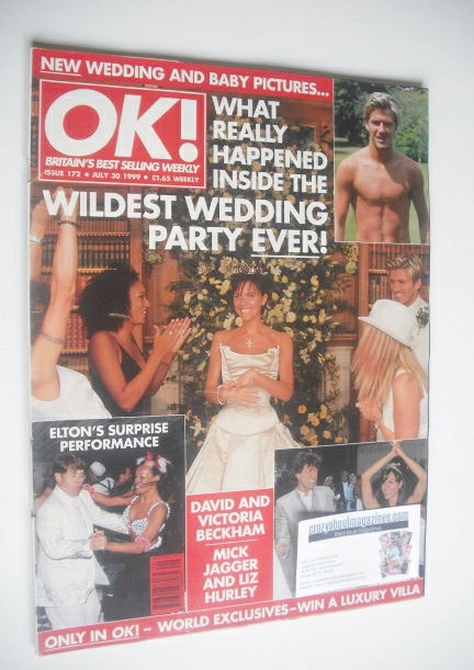 OK! magazine - Victoria Beckham cover (30 July 1999 - Issue 172)