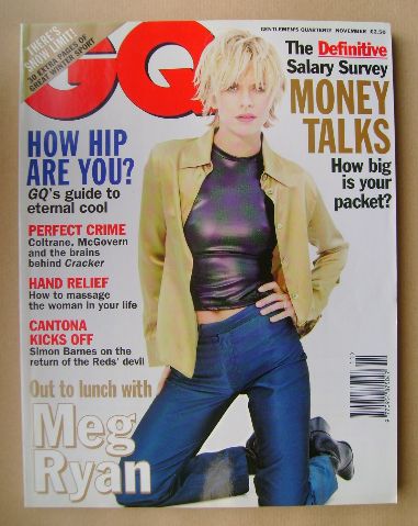British GQ magazine - November 1995 - Meg Ryan cover