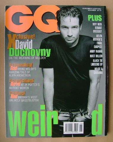 British GQ magazine - November 1996 - David Duchovny cover