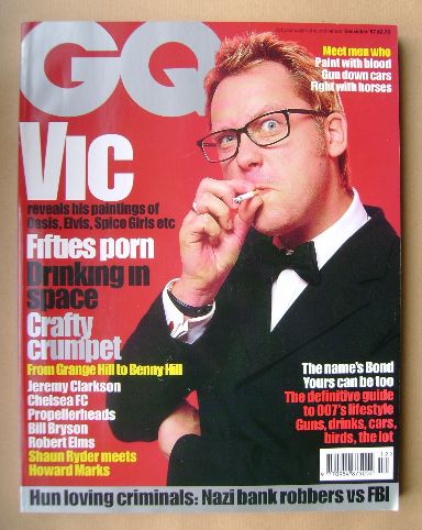 British GQ magazine - December 1997 - Vic Reeves cover