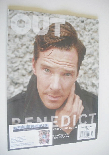 <!--2014-11-->Out magazine - Benedict Cumberbatch cover (November 2014)