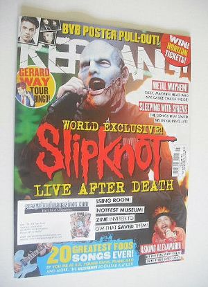 Kerrang magazine - Slipknot cover (8 November 2014 - Issue 1542)