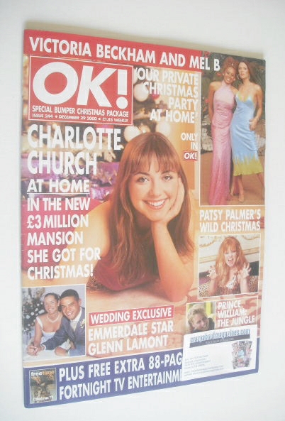 OK! magazine - Charlotte Church cover (29 December 2000 - Issue 244)