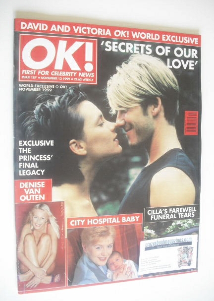 <!--1999-11-12-->OK! magazine - David Beckham and Victoria Beckham (12 Nove