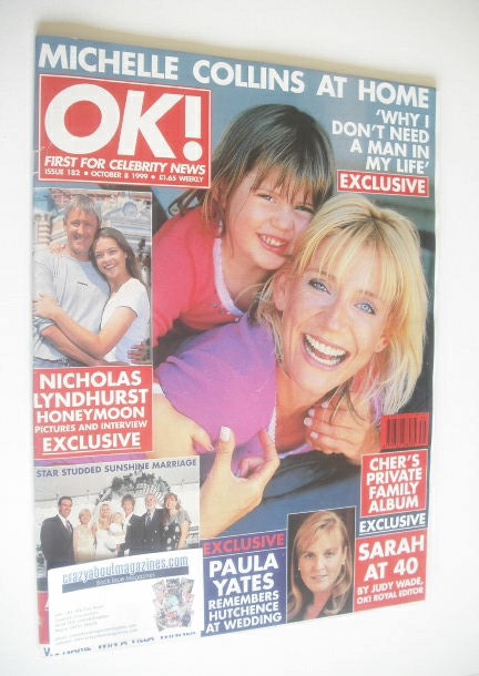OK! magazine - Michelle Collins cover (8 October 1999 - Issue 182)