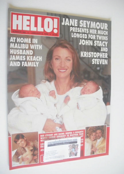 Hello! magazine - Jane Seymour cover (6 January 1996 - Issue 388)