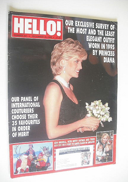 <!--1995-12-30-->Hello! magazine - Princess Diana cover (30 December 1995 -