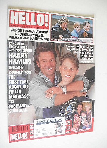 Hello! magazine - Harry Hamlin cover (24 April 1993 - Issue 250)