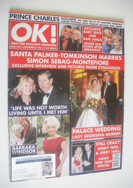 OK! magazine - Lady Georgina Murray cover (6 November 1998 - Issue 135)