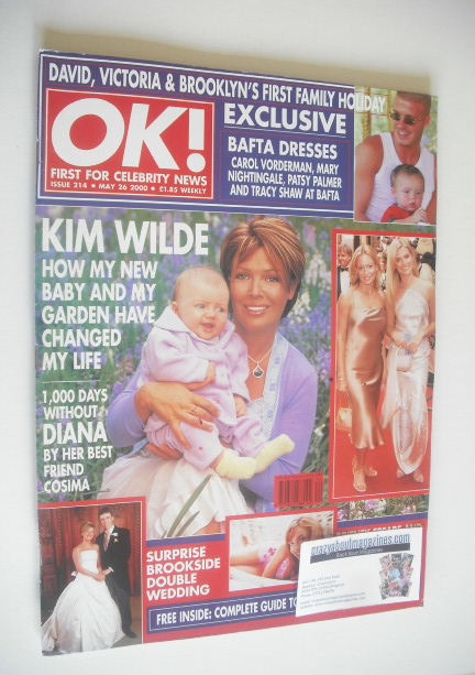 OK! magazine - Kim Wilde cover (26 May 2000 - Issue 214)