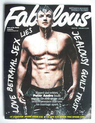 Fabulous magazine - Peter Andre cover (31 January 2010)