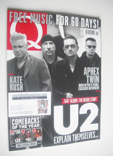 Q magazine - U2 cover (November 2014)