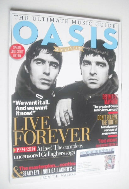 The Ultimate Music Guide magazine - Oasis cover (Issue 3 - 2014)