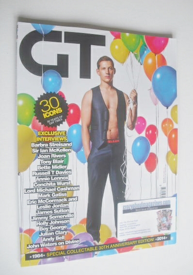 <!--2014-10-->Gay Times magazine - James Sutton cover (October 2014)