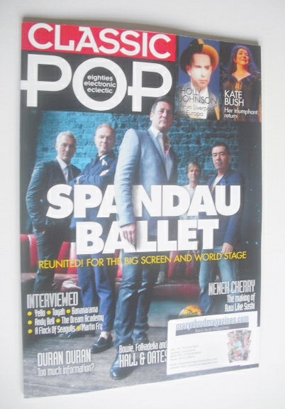 <!--2014-10-->Classic Pop magazine - Spandau Ballet cover (October/November