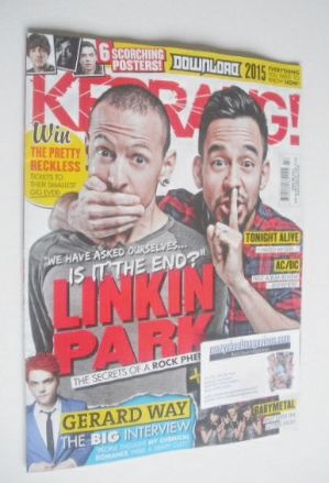 Kerrang magazine - Linkin Park cover (22 November 2014 - Issue 1544)