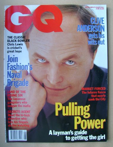 <!--1992-06-->British GQ magazine - June 1992 - Clive Anderson cover