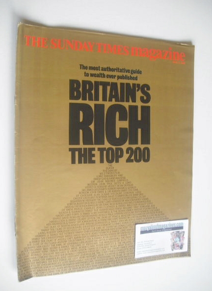 <!--1989-04-02-->The Sunday Times magazine - Britain's Rich Top 200 (2 Apri