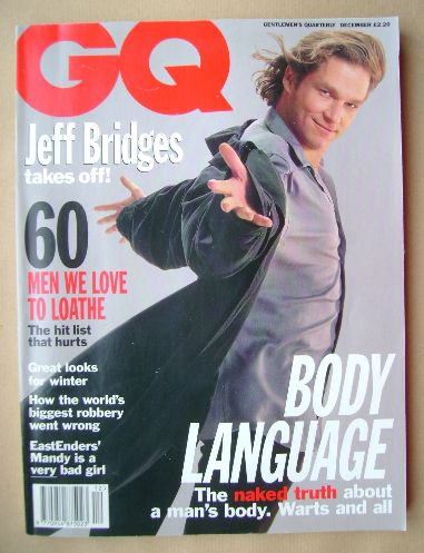<!--1993-12-->British GQ magazine - December 1993 - Jeff Bridges cover
