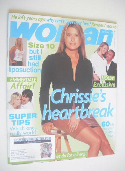 <!--2003-07-28-->Woman magazine - Tina Hobley cover (28 July 2003)