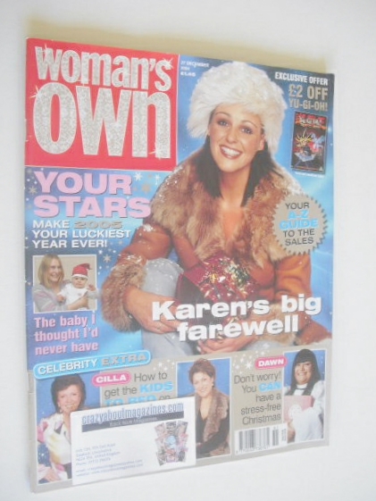 Woman's Own magazine - 27 December 2004 - Suranne Jones cover