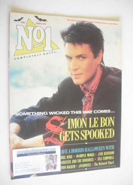 No 1 Magazine - Simon Le Bon cover (2 November 1985)
