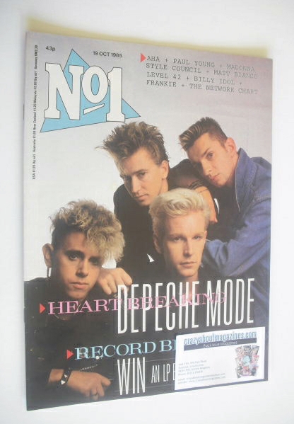 No 1 Magazine - Depeche Mode cover (19 October 1985)