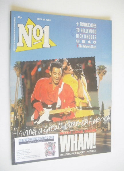 No 1 Magazine - Wham! cover (28 September 1985)