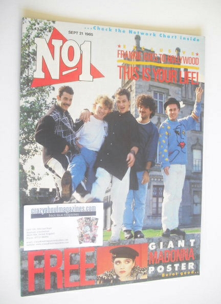 No 1 Magazine - Frankie Goes To Hollywood cover (21 September 1985)