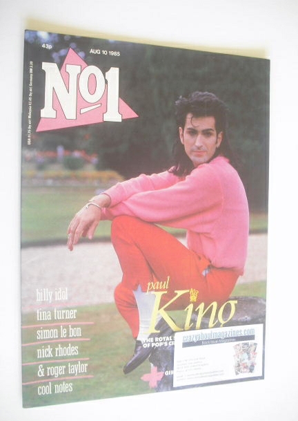 No 1 Magazine - Paul King cover (10 August 1985)