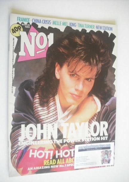 No 1 Magazine - John Taylor cover (30 March 1985)