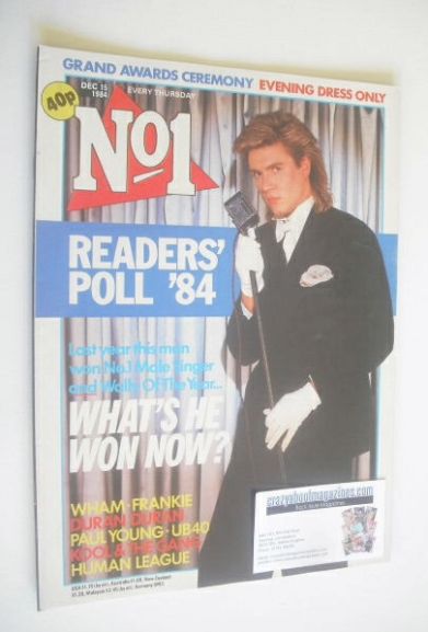 No 1 magazine - Simon Le Bon cover (15 December 1984)