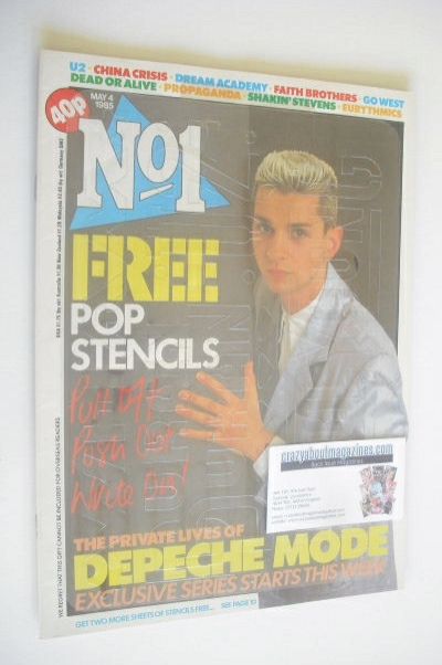 No 1 magazine - Dave Gahan cover (4 May 1985)